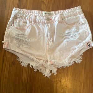 Medium pink impression shorts